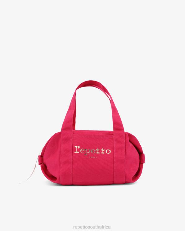 Accessories Repetto Cotton Duffle Bag Size S Fuchsia Pink Kids 2T48773