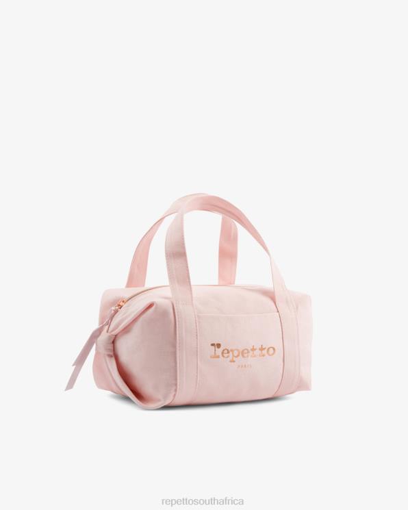 Accessories Repetto Cotton Duffle Bag Size S Pale Pink Kids 2T48771