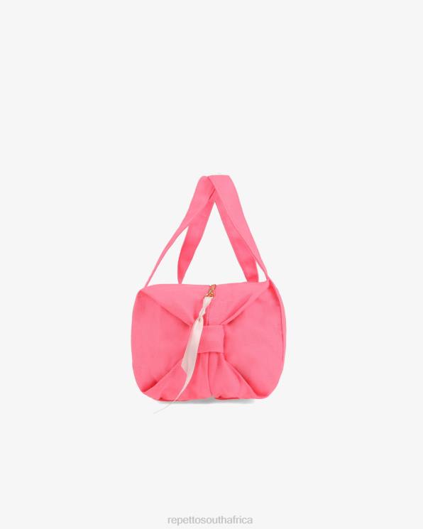 Accessories Repetto Cotton Duffle Bag Size S Pink Doll Kids 2T48772