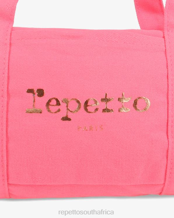 Accessories Repetto Cotton Duffle Bag Size S Pink Doll Kids 2T48772