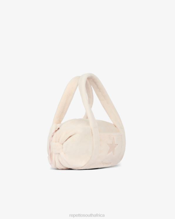 Accessories Repetto Faux Fur Duffle Bag Size S Chalk Pink Kids 2T48769