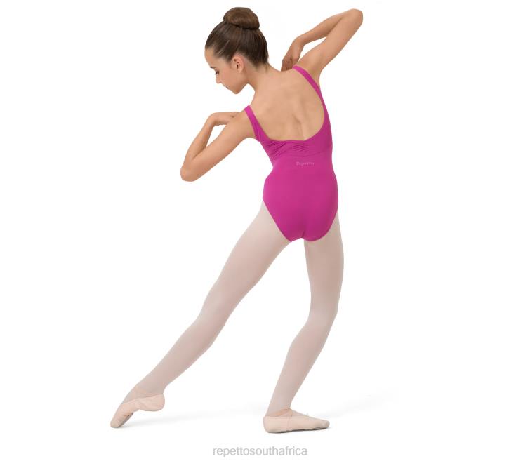 Clothing Repetto Gathered Front And Back Leotard Neckline Fashion Kids 2T48691