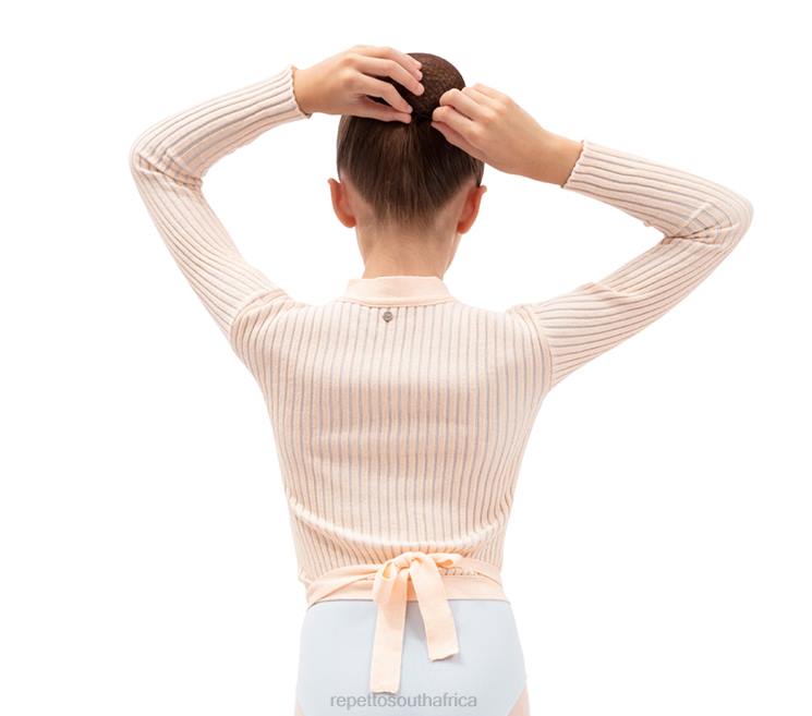 Clothing Repetto Bicolor Rib-Knit Wrap-Over Fashion Kids 2T48753