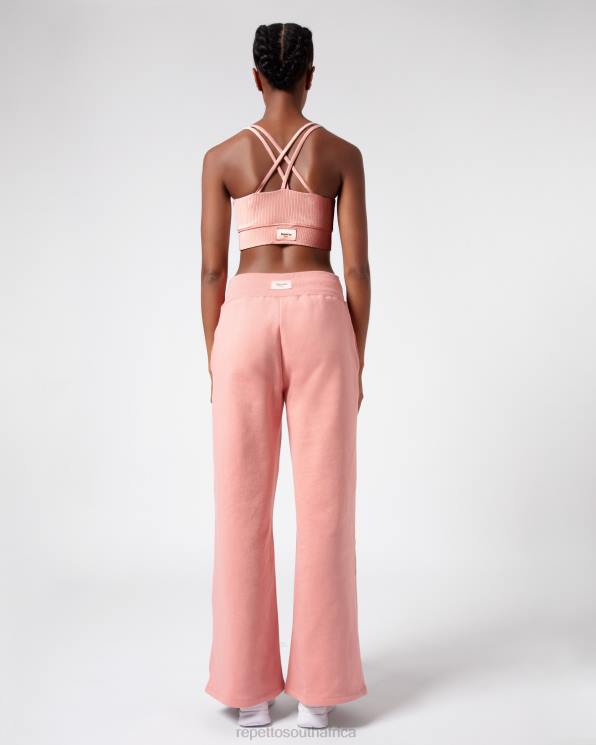 Clothing Repetto Ribbed Bra With Thin Straps Blush Pink Women 2T48299