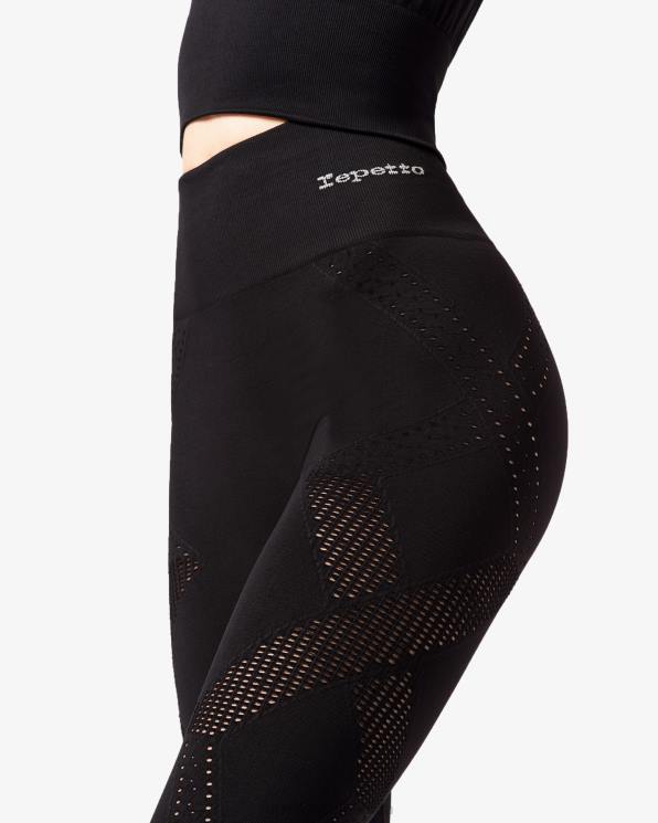 Clothing Repetto Seamless Leggings Black Women 2T48308