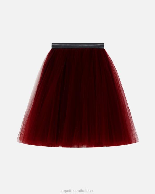 Clothing Repetto Tutu Skirt Burgundy Red Women 2T48390