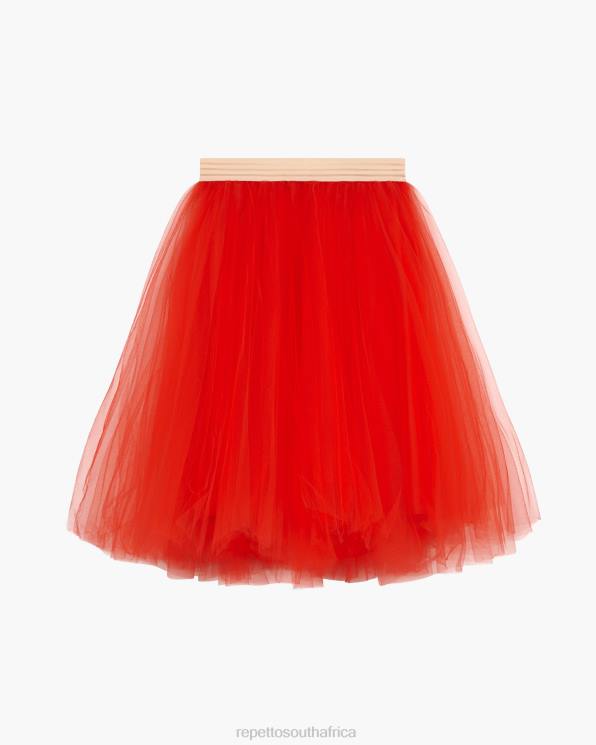 Clothing Repetto Tutu Skirt Flammy Red Women 2T48384