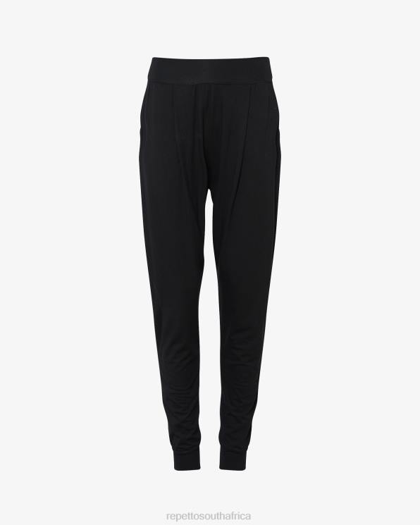 Clothing Repetto Harem Pants Black Women 2T48374