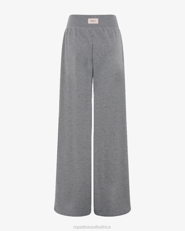 Clothing Repetto Large Jogging Pants Mottled Light Grey Women 2T48382