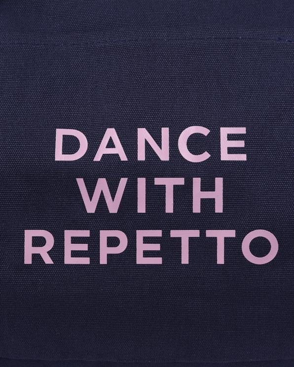 Accessories Repetto Cotton Duffle Bag Size L Midnight Blue Women 2T48412