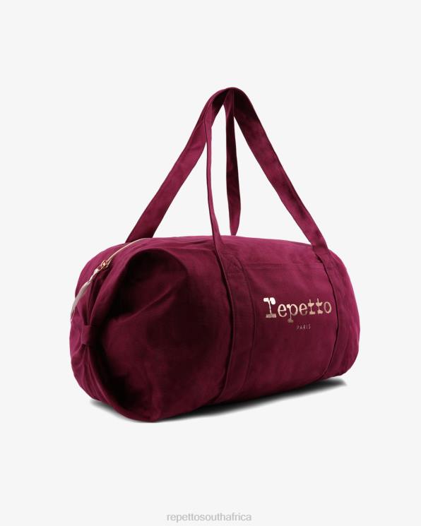Accessories Repetto Cotton Duffle Bag Size L Nenuphar Pink Women 2T48414