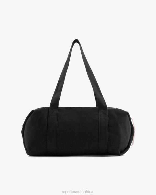 Accessories Repetto Cotton Duffle Bag Size M Black Women 2T48406