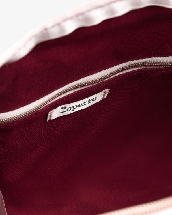 Accessories Repetto Cotton Duffle Bag Size M Nenuphar Pink Women 2T48402