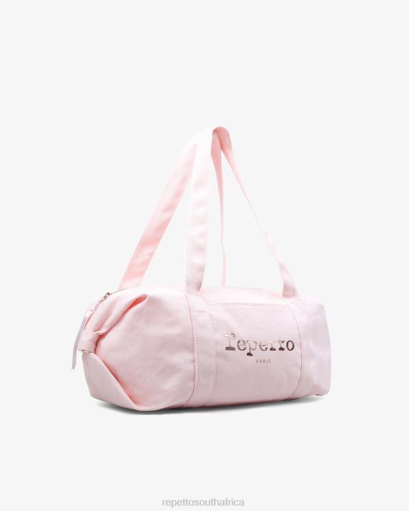 Accessories Repetto Cotton Duffle Bag Size M Pale Pink Women 2T48400