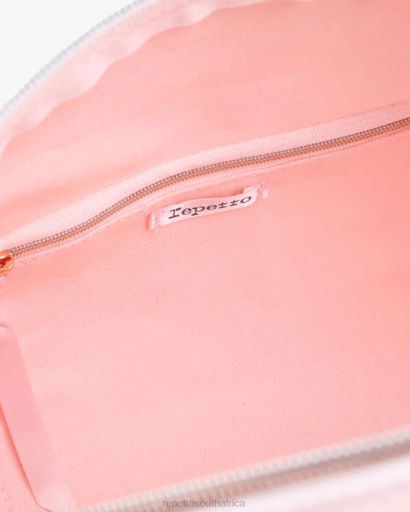 Accessories Repetto Cotton Duffle Bag Size M Pale Pink Women 2T48400