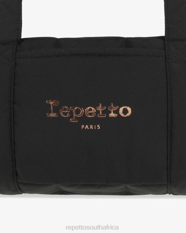 Accessories Repetto Padded Nylon Duffle Bag Size M Black Women 2T48407