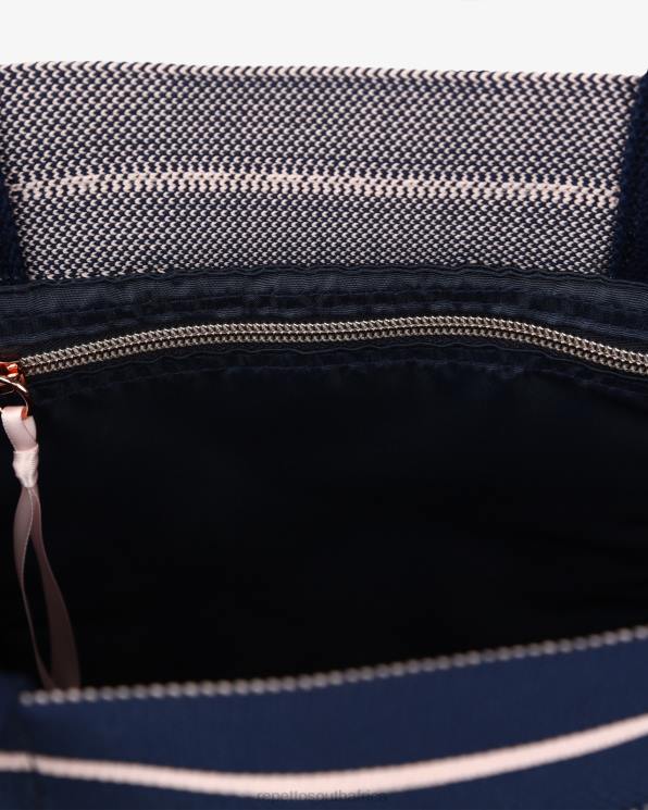 Accessories Repetto Shopping Bag Navy Blue Blush Women 2T48423