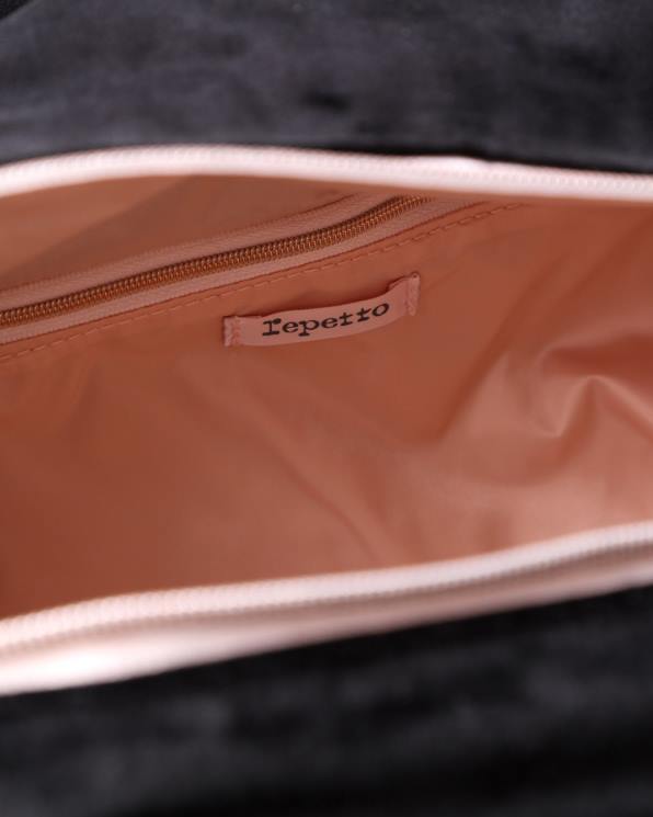 Accessories Repetto Velvet Duffle Bag Size L Black Women 2T48416