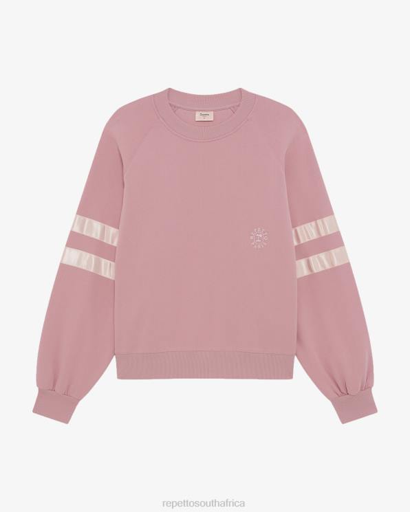 Clothing Repetto Satin Sweatshirt The Pink Women 2T48352