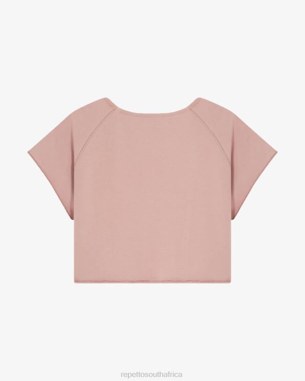 Clothing Repetto Short-Sleeved Graphic Sweatshirt Pinky Women 2T48367