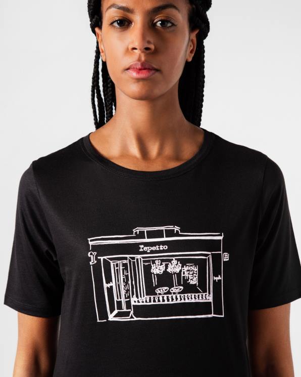 Clothing Repetto Boutique T-Shirt Black Women 2T48342