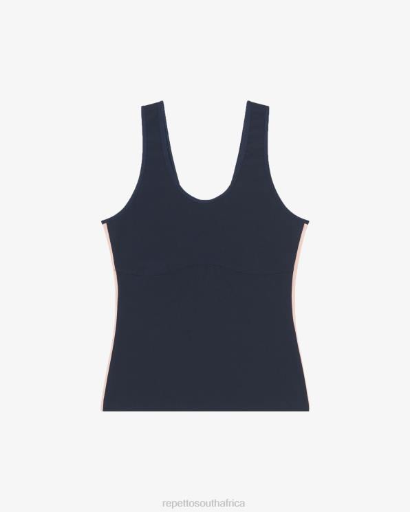 Clothing Repetto Expression Tank Top Midnight Blue Women 2T48321