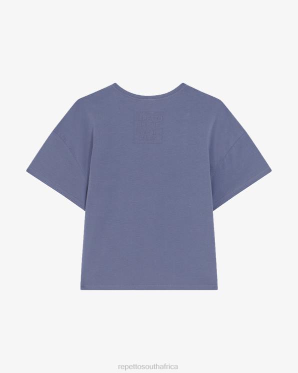 Clothing Repetto Rue De La Paix T-Shirt Midnight Blue Women 2T48315