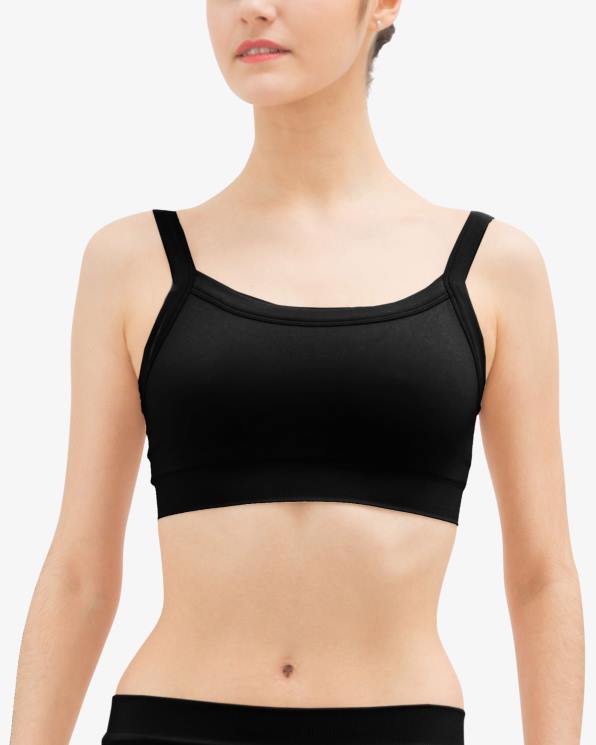 Clothing Repetto Seamless Cropped Top Black Women 2T48621