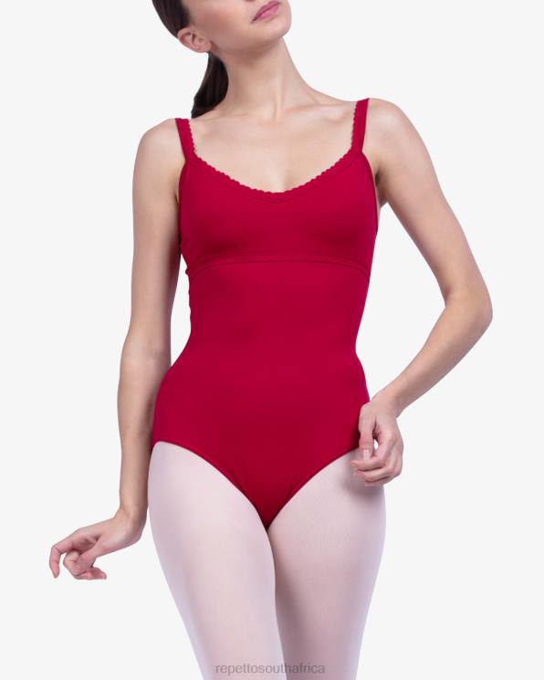 Clothing Repetto Fancy Finishing Details Leotard Garnet-Colored Women 2T48450