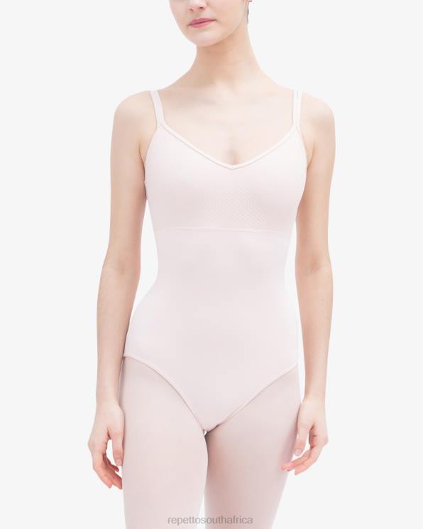 Clothing Repetto Lacy Leotard Petal Pink Women 2T48440