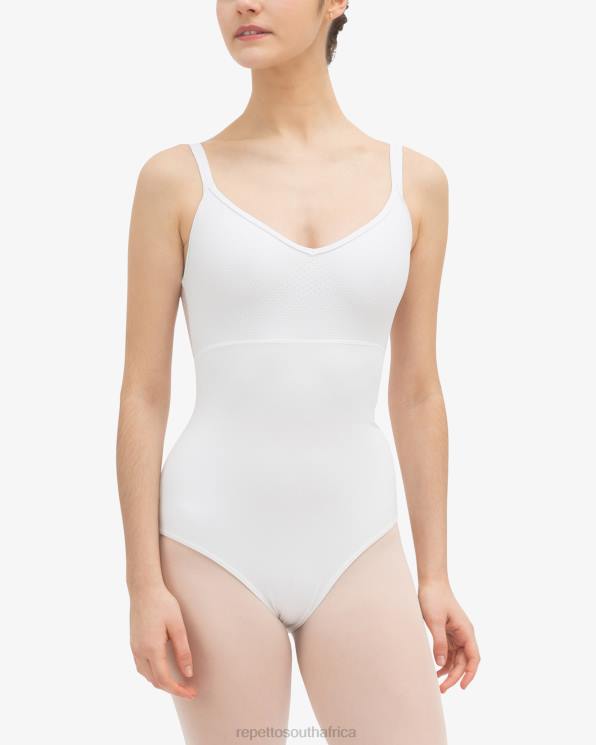 Clothing Repetto Lacy Leotard White Women 2T48443