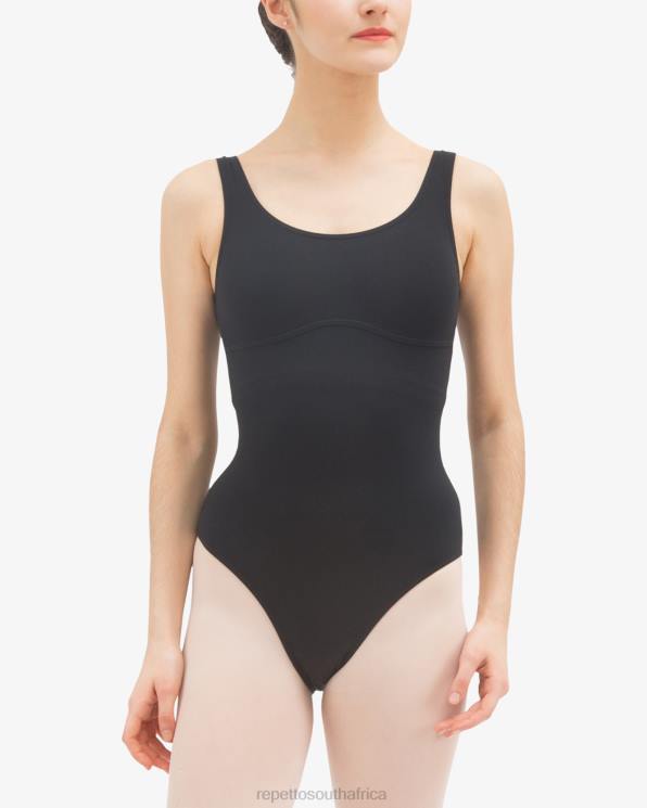 Clothing Repetto Large Straps Leotard Black Women 2T48477