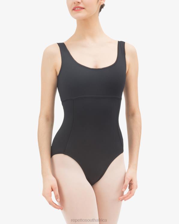 Clothing Repetto Large Straps Leotard Black Women 2T48479