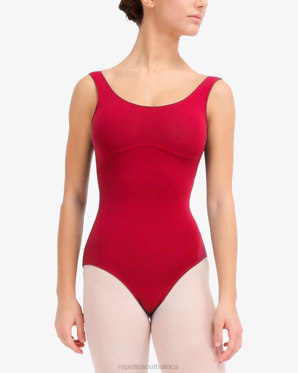 Clothing Repetto Large Straps Leotard Garnet-Colored Women 2T48451