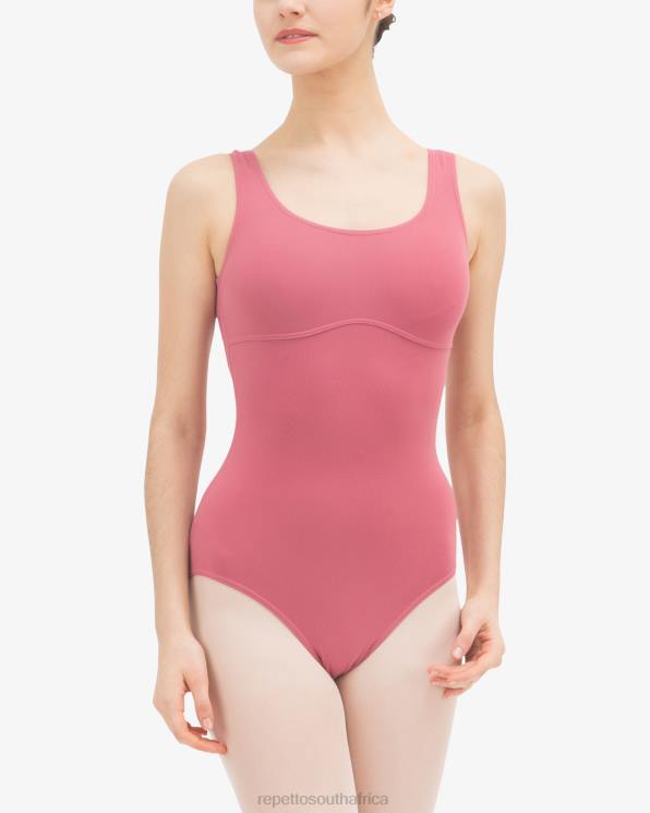 Clothing Repetto Large Straps Leotard Raspberry Women 2T48447