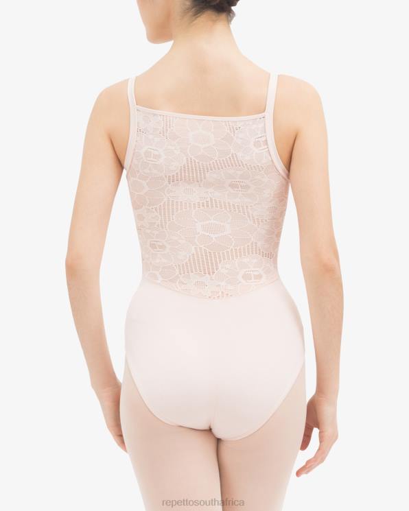 Clothing Repetto Leotard With Lace In The Back Petal Pink Women 2T48439