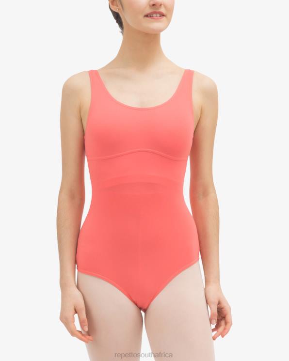Clothing Repetto Leotard With Large Straps Watermelon Orange Women 2T48445