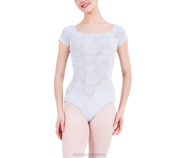 Clothing Repetto Short Sleeves Lace Leotard Fashion Women 2T48460