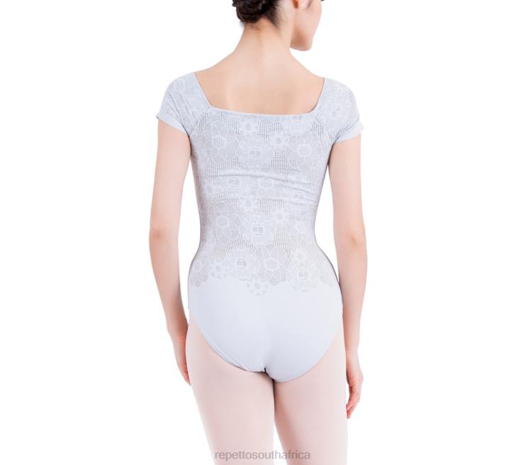 Clothing Repetto Short Sleeves Lace Leotard Fashion Women 2T48460