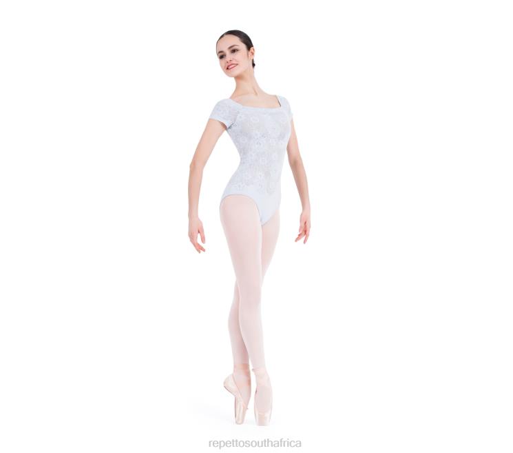 Clothing Repetto Short Sleeves Lace Leotard Fashion Women 2T48460