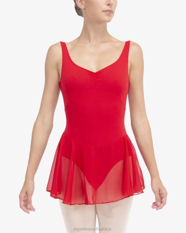Clothing Repetto Thin Straps Tunic Carnation Red Women 2T48449