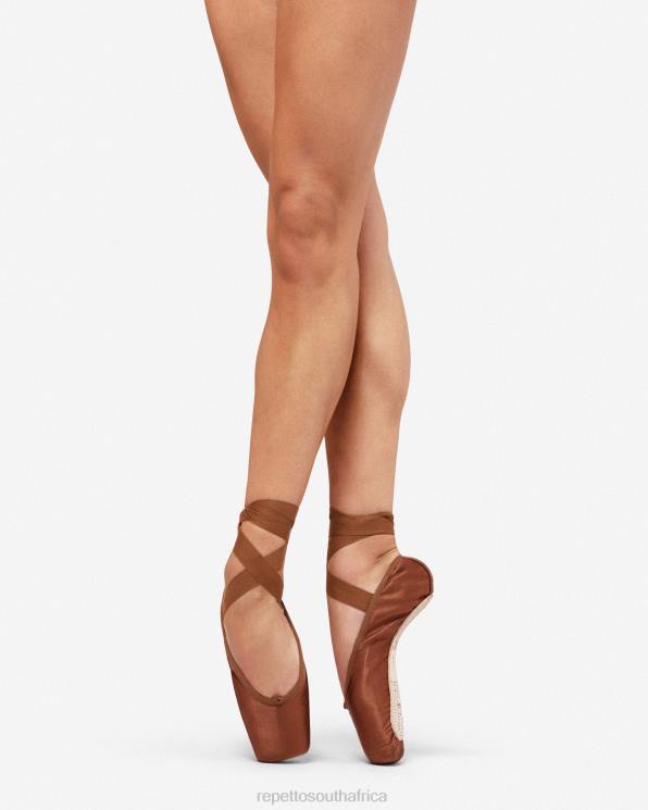 Footwear Repetto Alicia Pointe Shoes - Large Box Hard Sole Ice Brown Women 2T48564