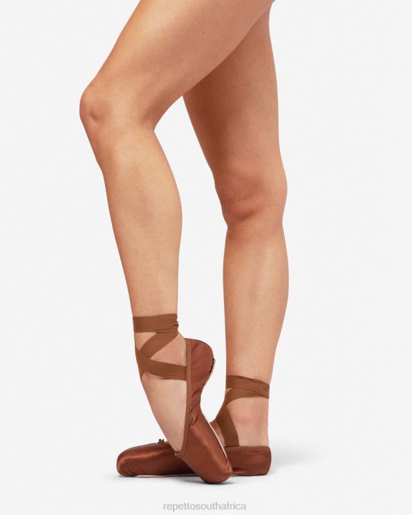 Footwear Repetto Alicia Pointe Shoes - Large Box Hard Sole Ice Brown Women 2T48564