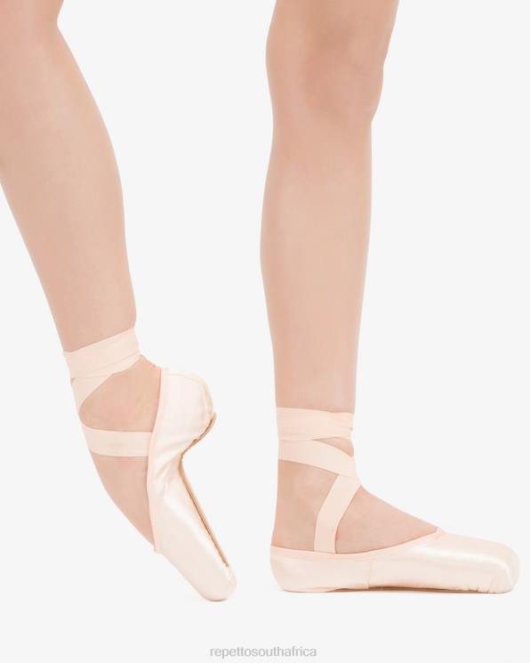 Footwear Repetto Alicia Pointe Shoes - Large Box Hard Sole Salmon Melon Women 2T48570