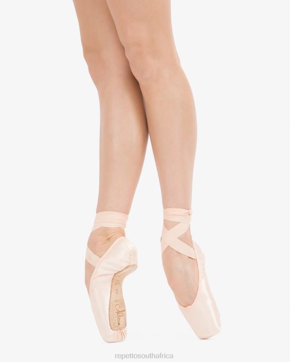 Footwear Repetto Alicia Pointe Shoes - Medium Box Hard Sole Salmon Melon Women 2T48569