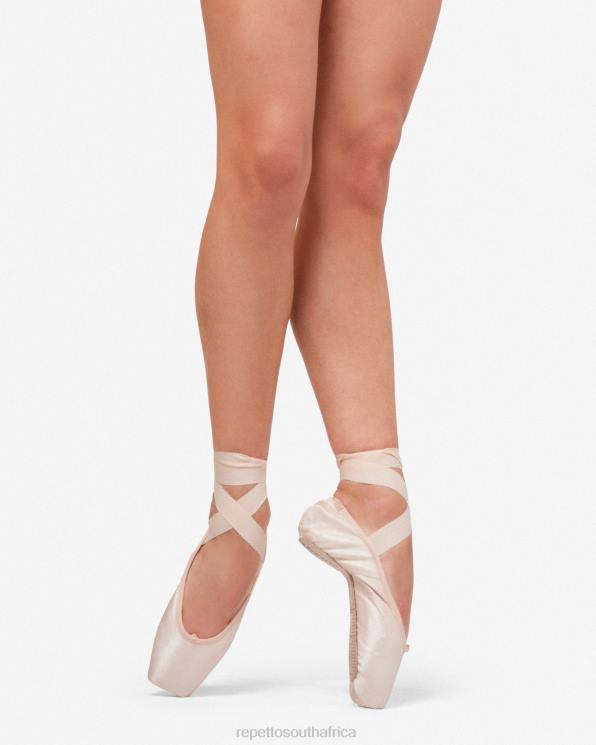 Footwear Repetto Anna Pointe Shoes - Large Box Soft Sole Pink Women 2T48562