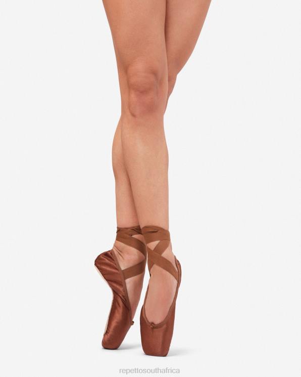 Footwear Repetto Carlotta Pointe Shoes - Medium Box Medium Sole Ice Brown Women 2T48566