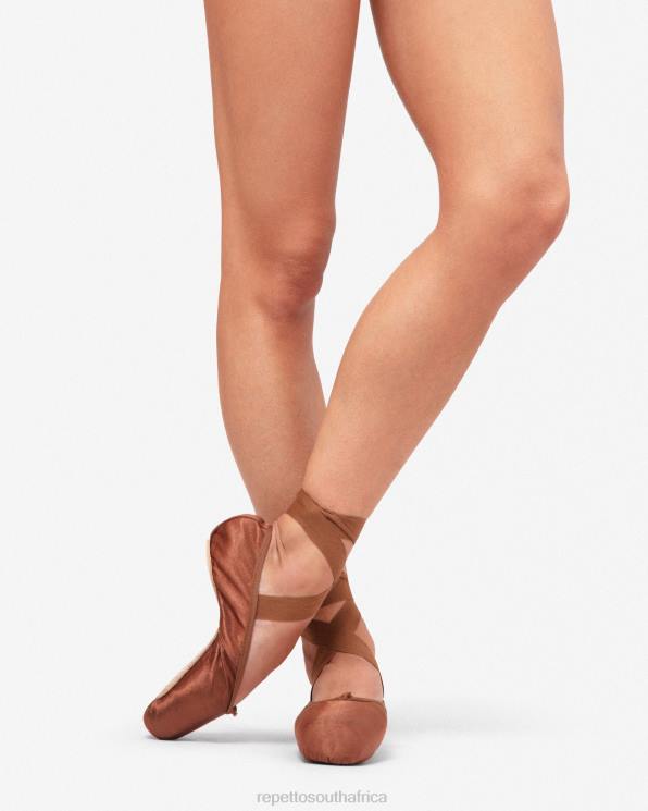 Footwear Repetto Carlotta Pointe Shoes - Medium Box Medium Sole Ice Brown Women 2T48566