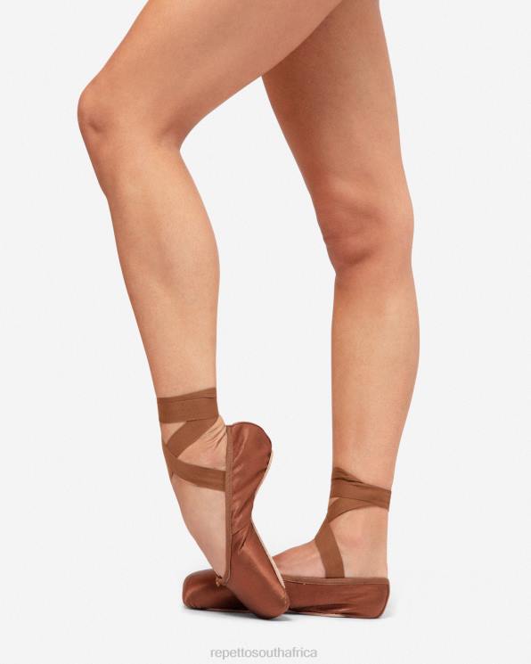 Footwear Repetto Carlotta Pointe Shoes - Medium Box Medium Sole Ice Brown Women 2T48566