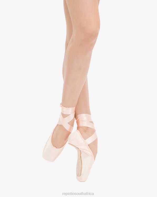 Footwear Repetto Carlotta Pointe Shoes - Medium Box Medium Sole Salmon Melon Women 2T48572